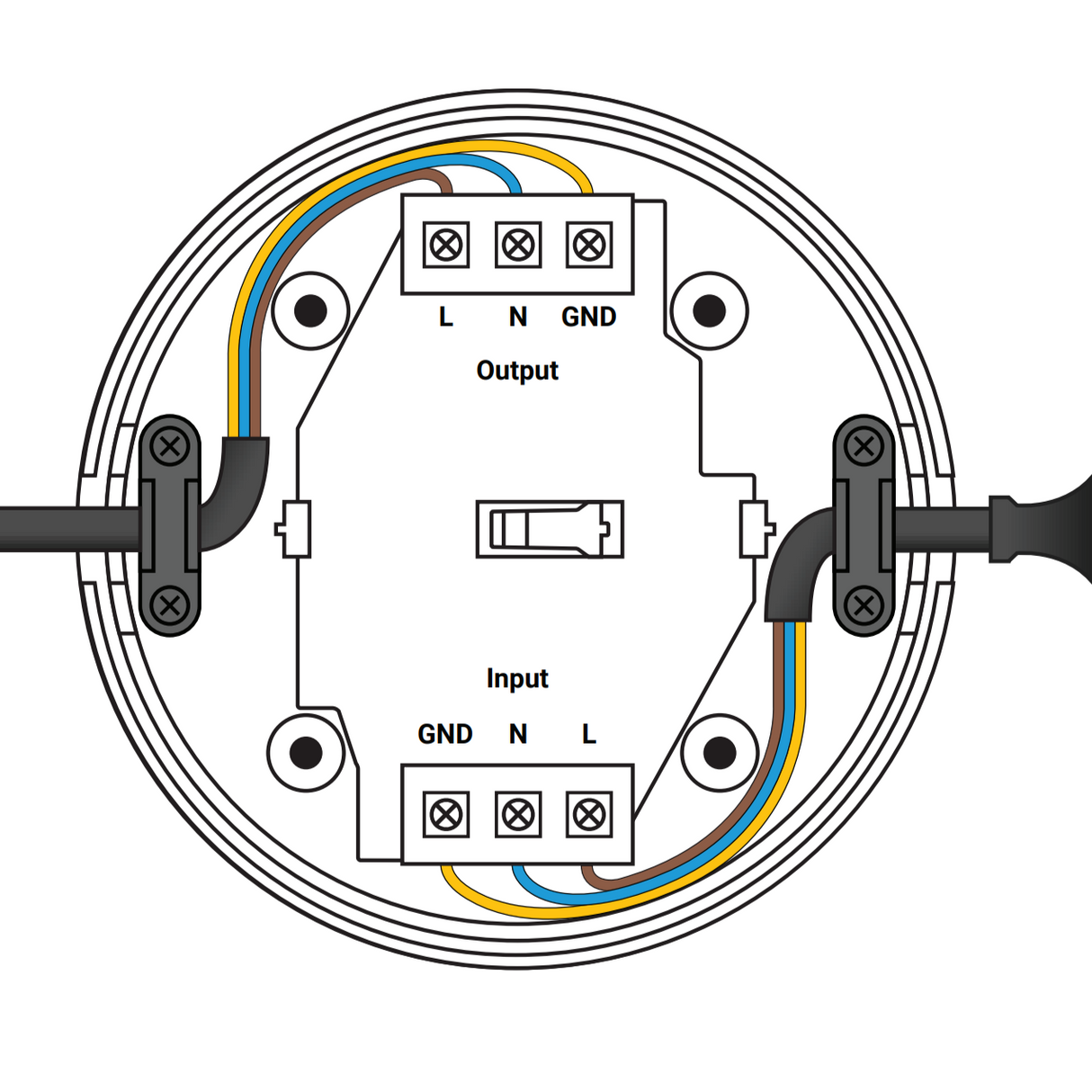 ION-Bodenschnurdimmer | 0,3-75W | Weiß