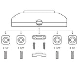 ION-Bodenschnurdimmer | 0,3-75W | Schwarz