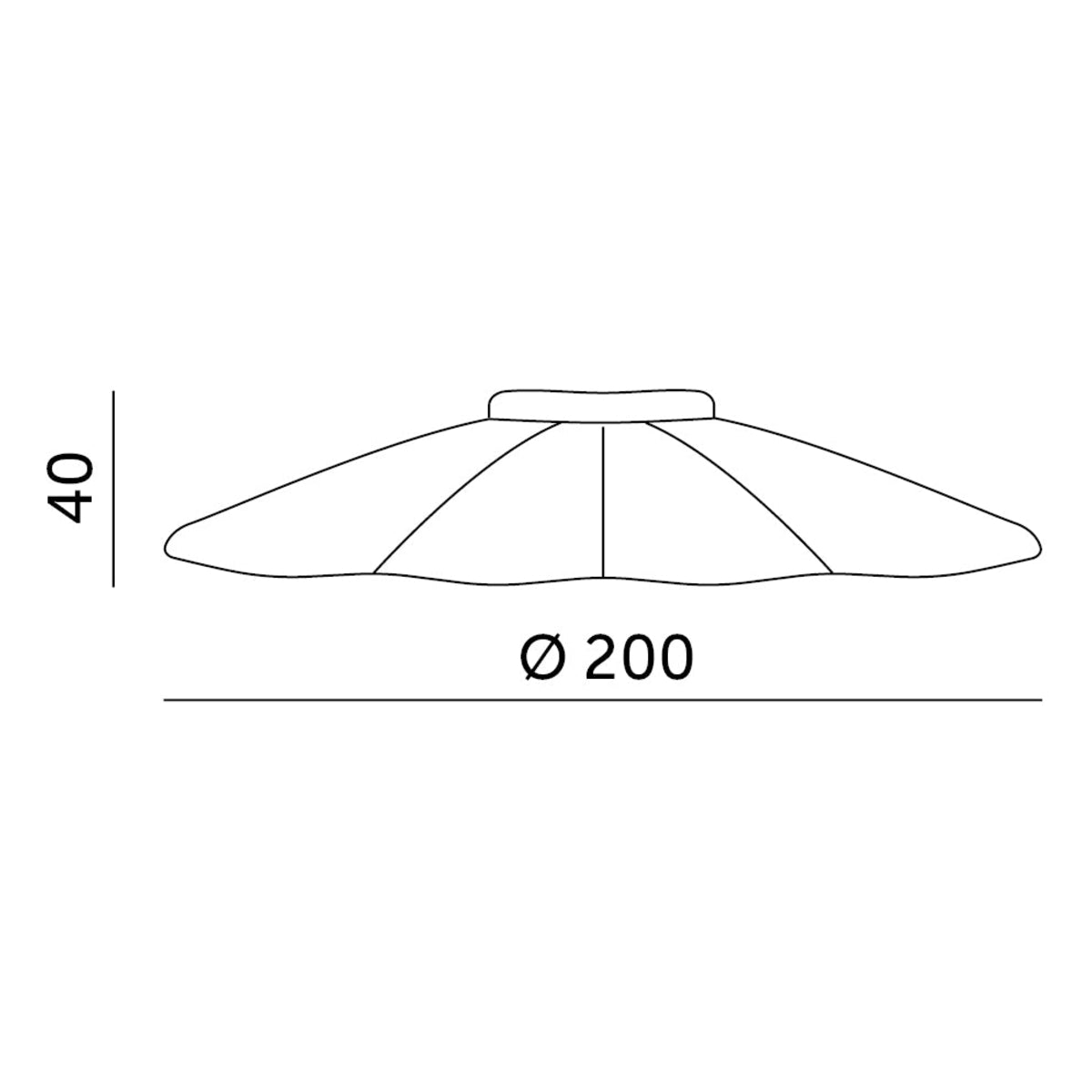 5x Lampenschirme für Stiftkabel CRETE | Schale| Schwarz/Weiß